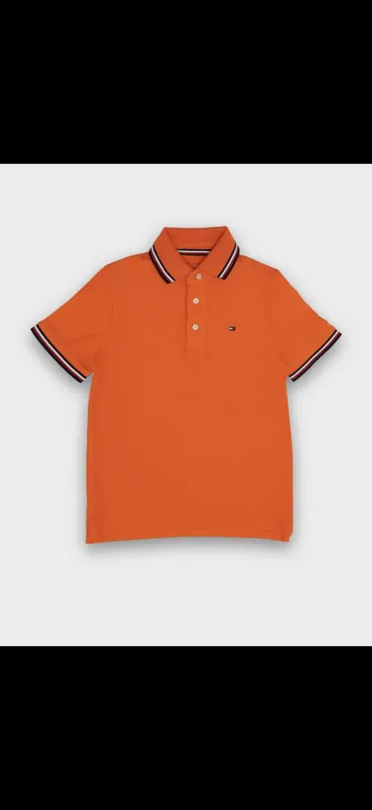 Blusa Tommy Hilfiger gola polo infantil