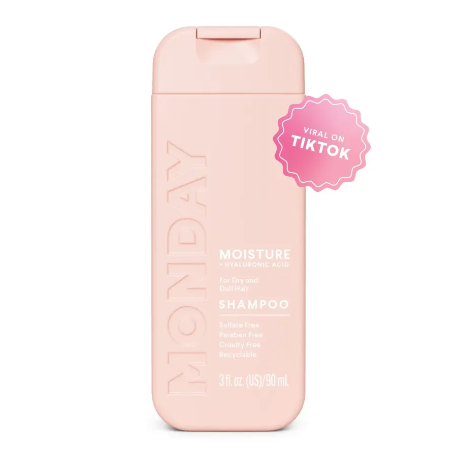 MONDAY Haircare MOISTURE Shampoo with Hyaluronic Acid & Shea Butter for Dry & Dull Hair 90 mL