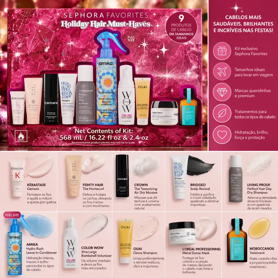 Kit sephora favorites holiday hair Must haves
