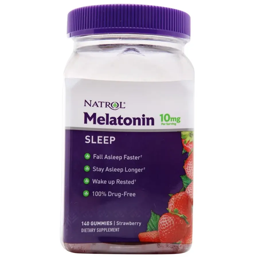 Natrol Melatonin 10mg Sleep Aid Gummies - Strawberry - 140ct — foto 4