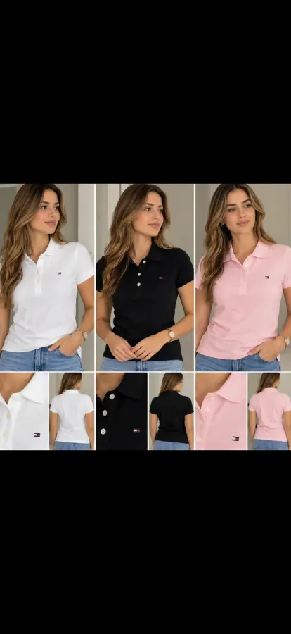 Blusa feminina Gola Polo Tommy Hilfiger — foto 2