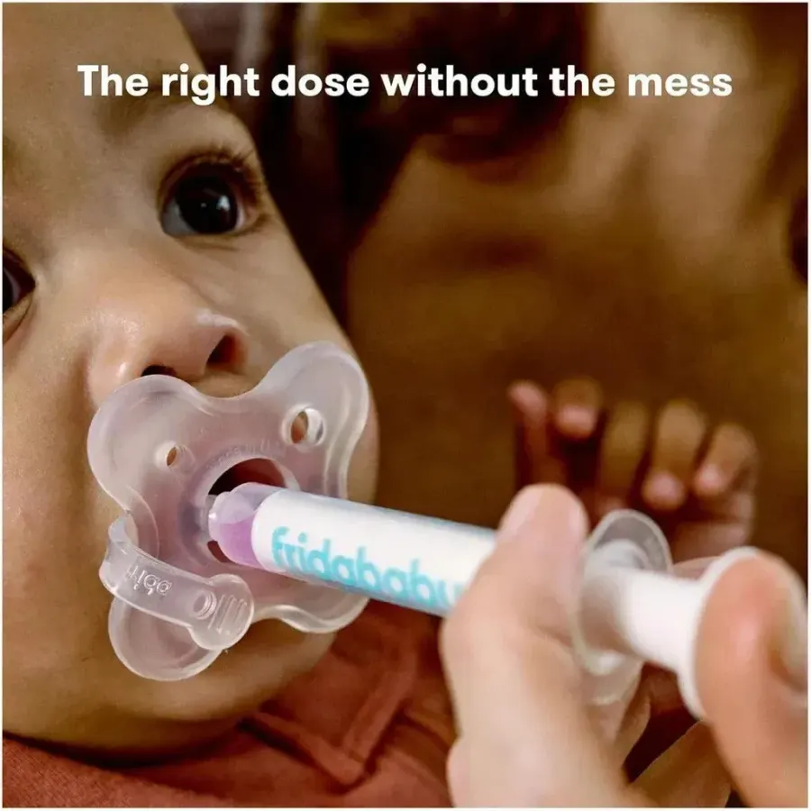 Chupeta para Remédio da Frida Baby - Chupeta p/ Medicamentos para Bebês - Chupeta Dosadora Para Medicamentos Medifrida Fridababy — foto 3