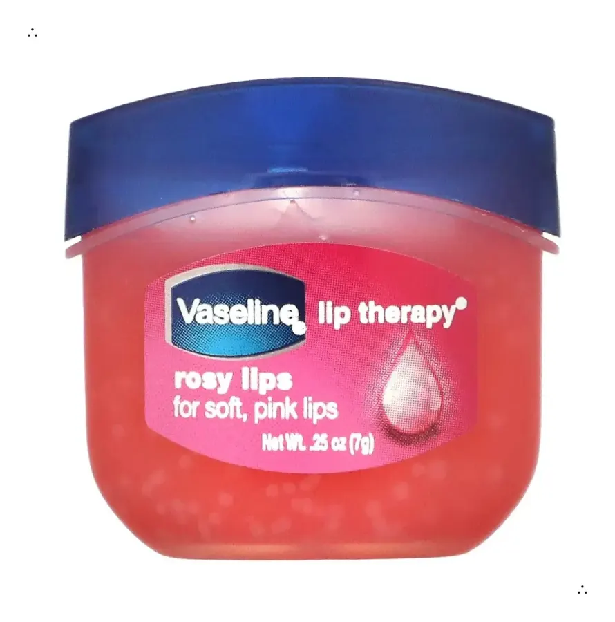 Vaseline Bálsamo Labial Mini Frasco Rosy Lips 7g — foto 4