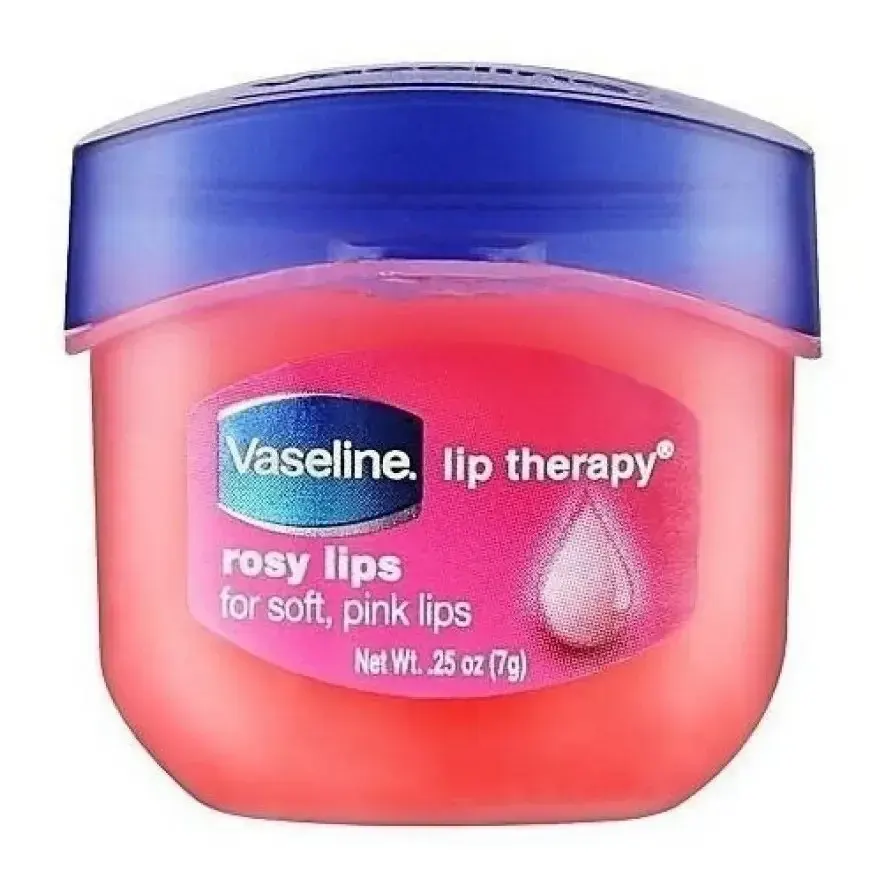 Vaseline Bálsamo Labial Mini Frasco Rosy Lips 7g — foto 2