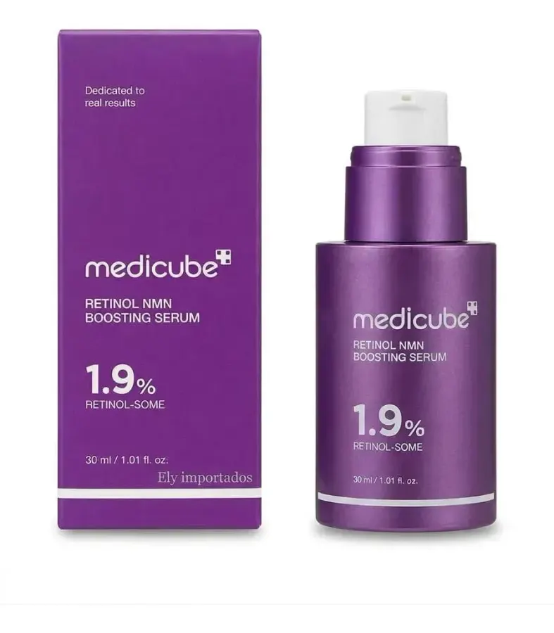 Medicube Retinol Nmn Boosting Serum 30 Ml Momento De Aplicação Noite Tipo De Pele Todo Tipo De Pele
