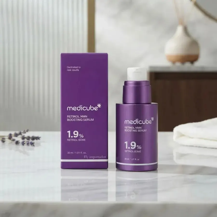 Medicube Retinol Nmn Boosting Serum 30 Ml Momento De Aplicação Noite Tipo De Pele Todo Tipo De Pele — foto 3