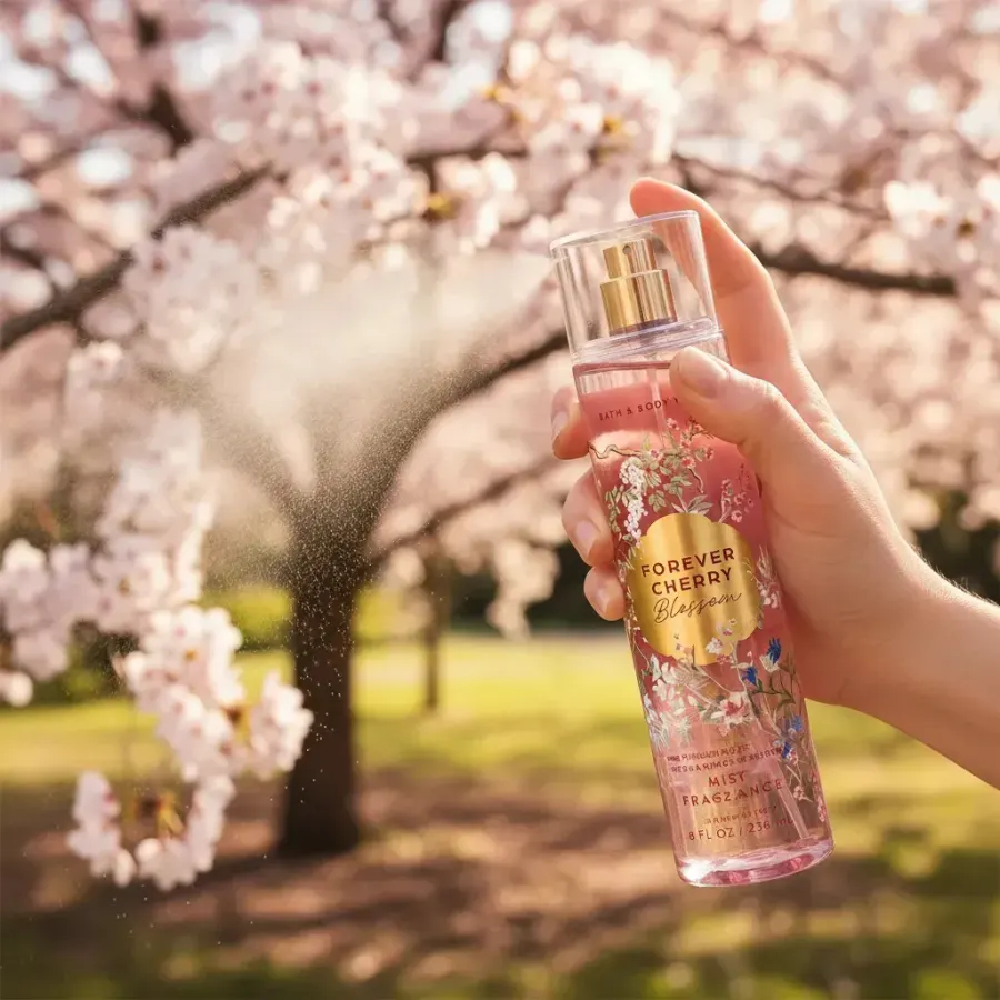 Body Mist Bath And Body Works Forever Cherry Blossom — foto 3