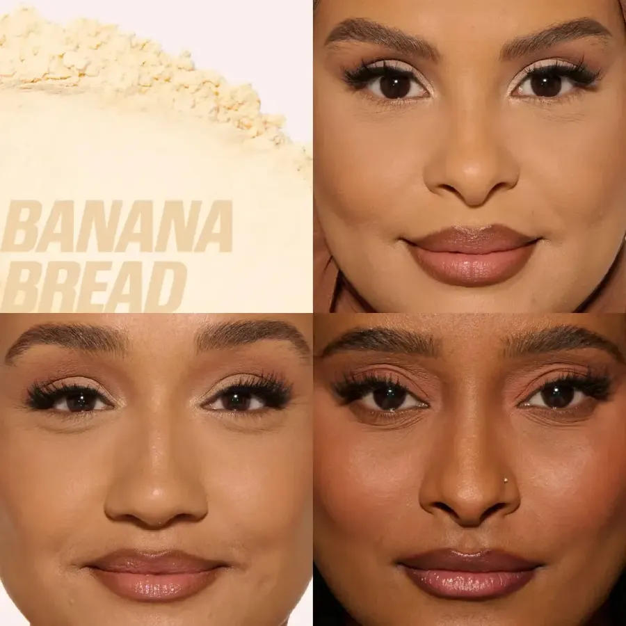 Huda Beauty Baby Bake - Pó Facial Tamanho Viagem -6g Tom Banana Bread — foto 3