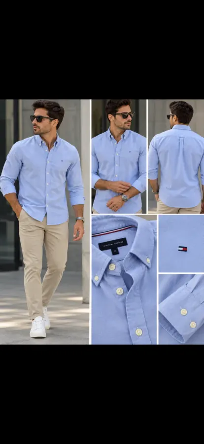 Camisa Tommy Masculina social