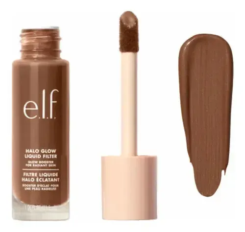 Base Elf Halo Glow Liquid Filter Base Luminosa Liquida Tono Shade 7 Deep Rich