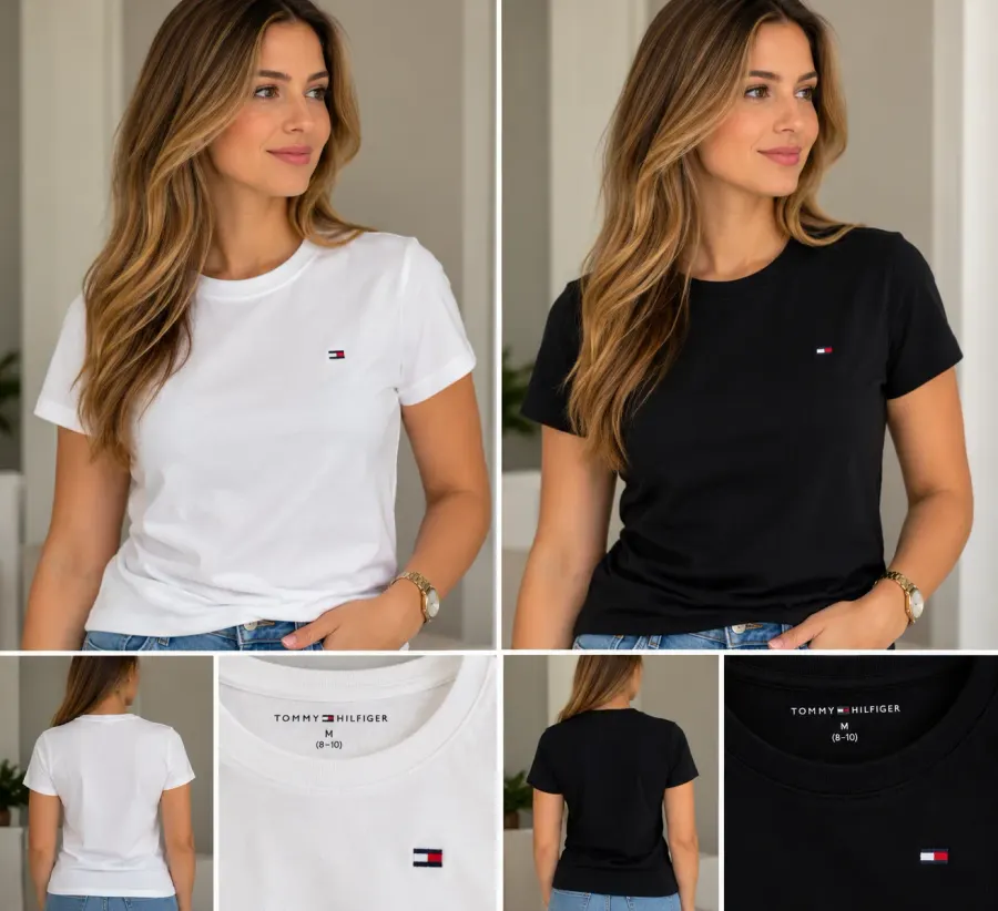 Blusa básica Tommy Hilfiger feminina