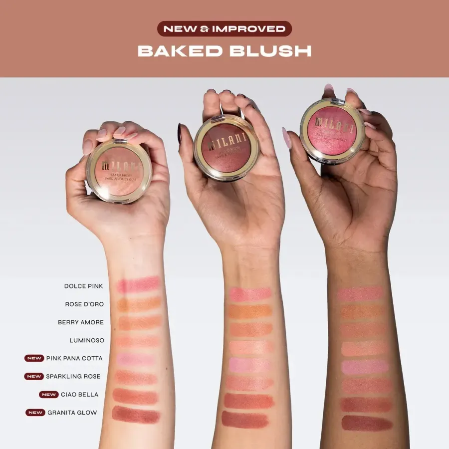 Blush Milani Granita Glow Baked Blush em pó — foto 2