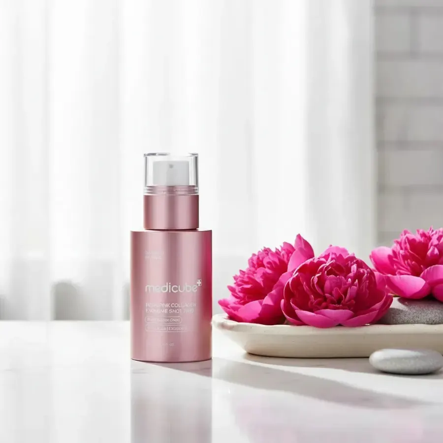 Medicube Pdrn Pink Collagen Exosome Shot 7500 - 30ml Todo Tipo De Pele Dia/noite — foto 3