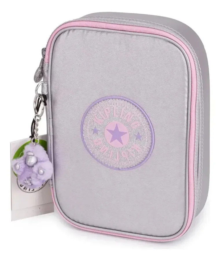 Estojo 100 Pens Kipling 100 Canetas Eua Lilás Candy Metal Fun