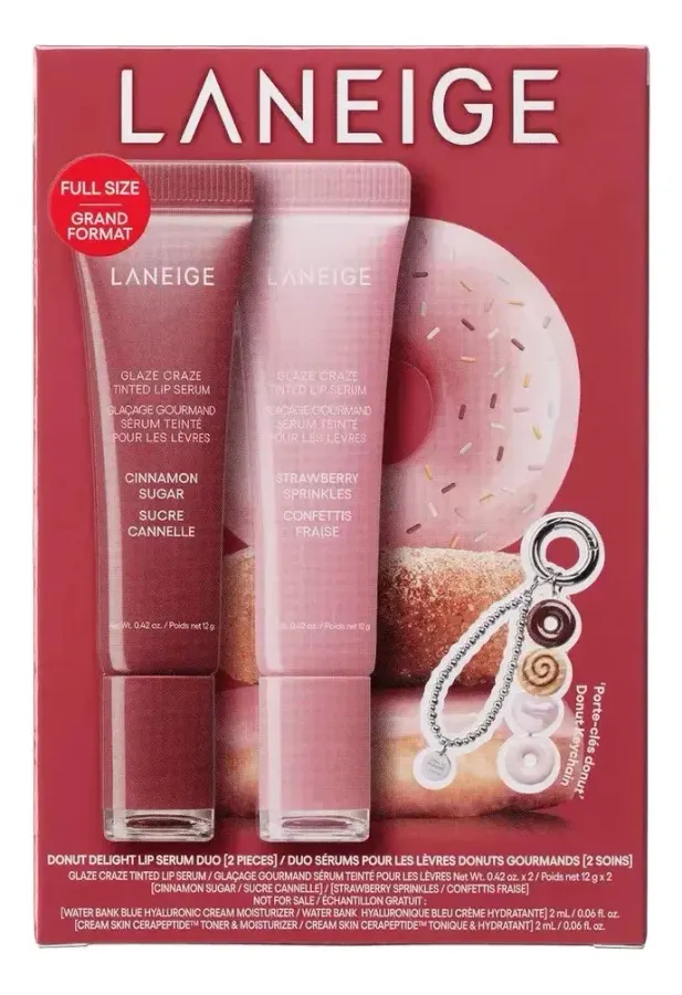 Kit labial duplo de soro labial Donut Delight | Laneige