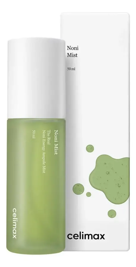 Celimax The Real Energy Ampoule Mist Noni Mist 50 ml Tempo de aplicação Dia e Noite Tipo de pele Todos os tipos de pele