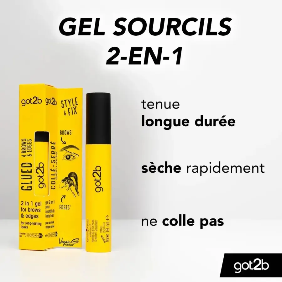 Got2b Gel Sobrancelhas E Cilios Glued 2 Em 1 Incolor — foto 6