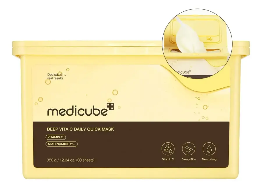 Medicube Deep Vita C Daily Quick Mascarillas De 30 Hojas - C