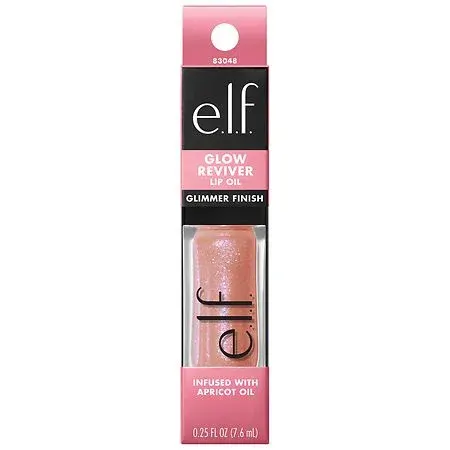 e.l.f. Glow Reviver Lip Oil Glimmer - Candy Coded - 0.25 fl oz
