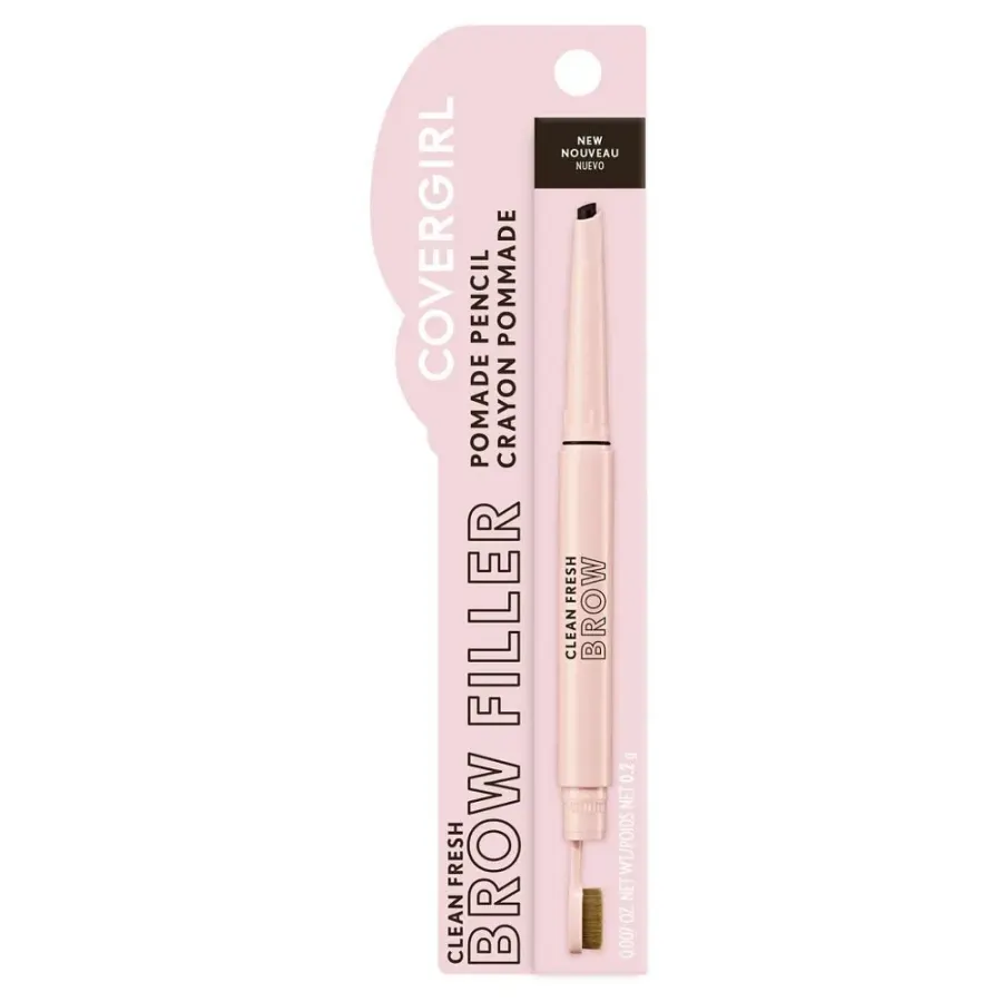 COVERGIRL Clean Fresh Brow Filler Pomade Eyebrow Pencil - 700 Black Brown - 0.007oz: Contains Vitamin E, Paraben-Free, Contains Hyaluronic Acid, Vegan — foto 2