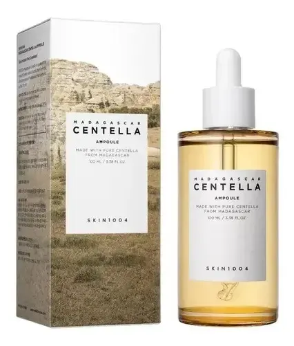 Skin1004 Madagascar Centella Ampoule (âmbar) 100 Ml Sensível Dia/noite