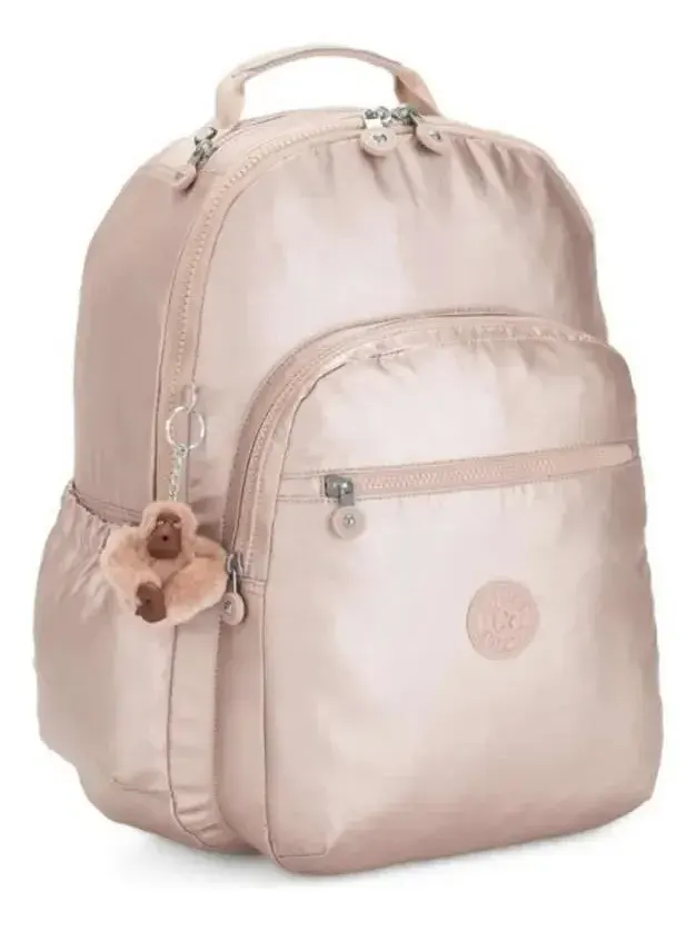 Mochila Kipling Seoul Tamanho XL Cor Quartz Metallic — foto 2