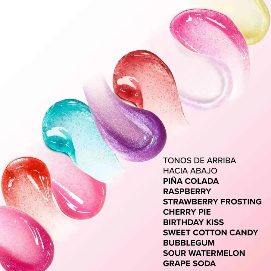 Brillo Labial Demasiado Enfrentado Beijo Jelly Gloss Esso Uva Soda Suaviza al Instante 4,5 ml — foto 3