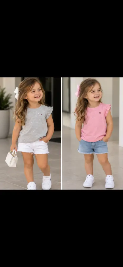 Blusa infantil feminina Tommy Hilfiger