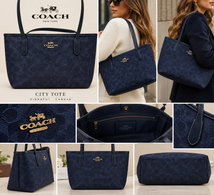 Bolsa Coach Sig Média City Tote