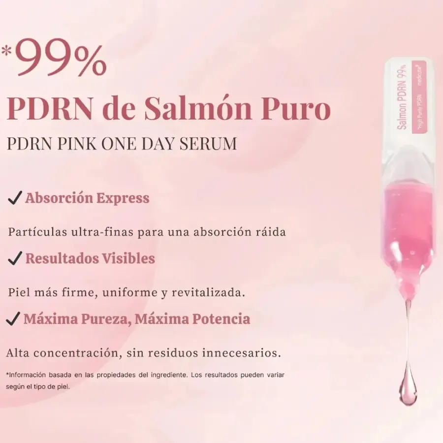 Sérum Facial Medicube Pdrn Pink 99% One Day 10 Ampolas 1,5ml — foto 3
