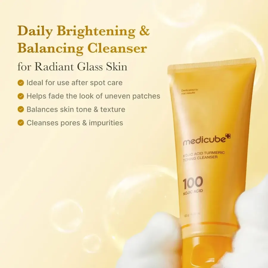 Tônico Limpador Medicube Kojic Acid Turmeric Niacinamide Todo Tipo De Pele Dia/noite — foto 4