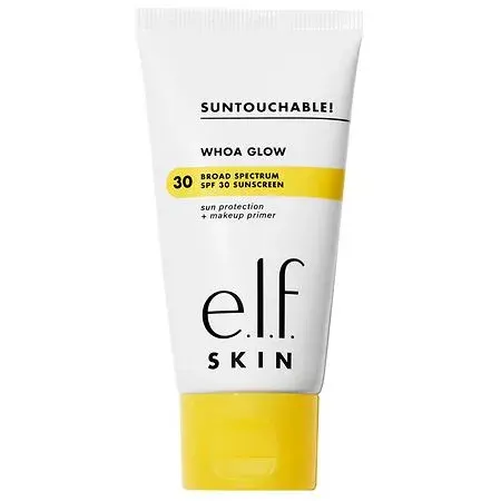 e.l.f. SKIN Suntouchable Whoa Glow Sunscreen & Primer - Sunbeam - SPF 30 - 1.69 fl oz