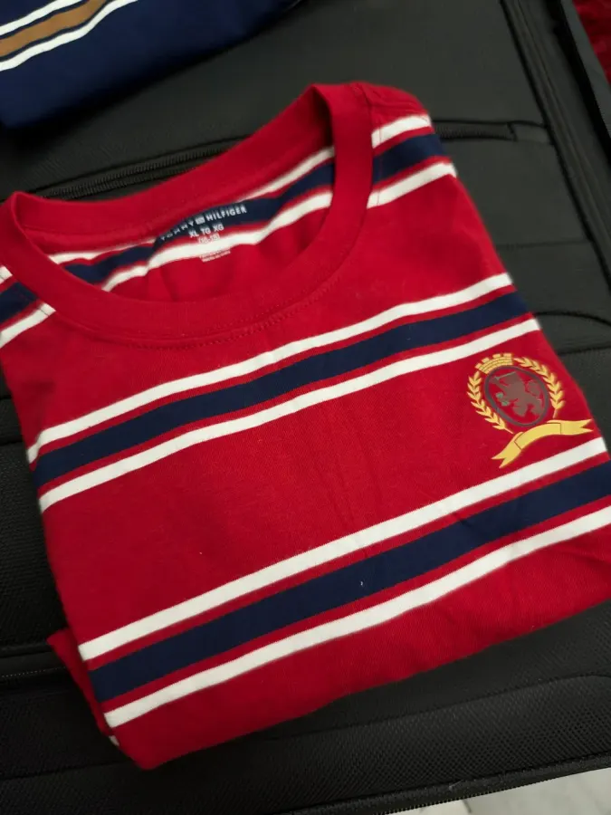 Blusa Tommy Hilfiger infantil listrada — foto 2
